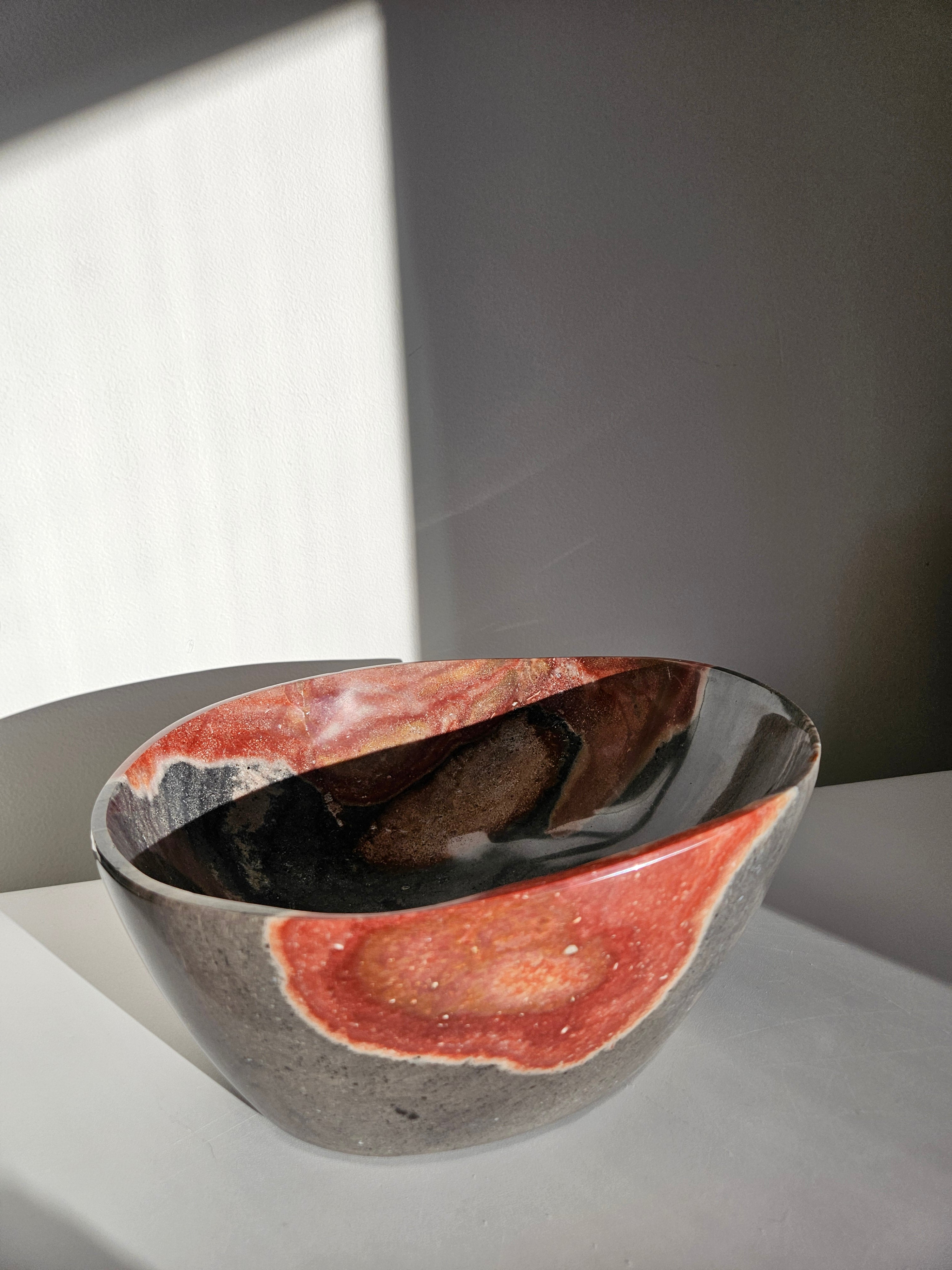 Polychrome Jasper Bowl 006