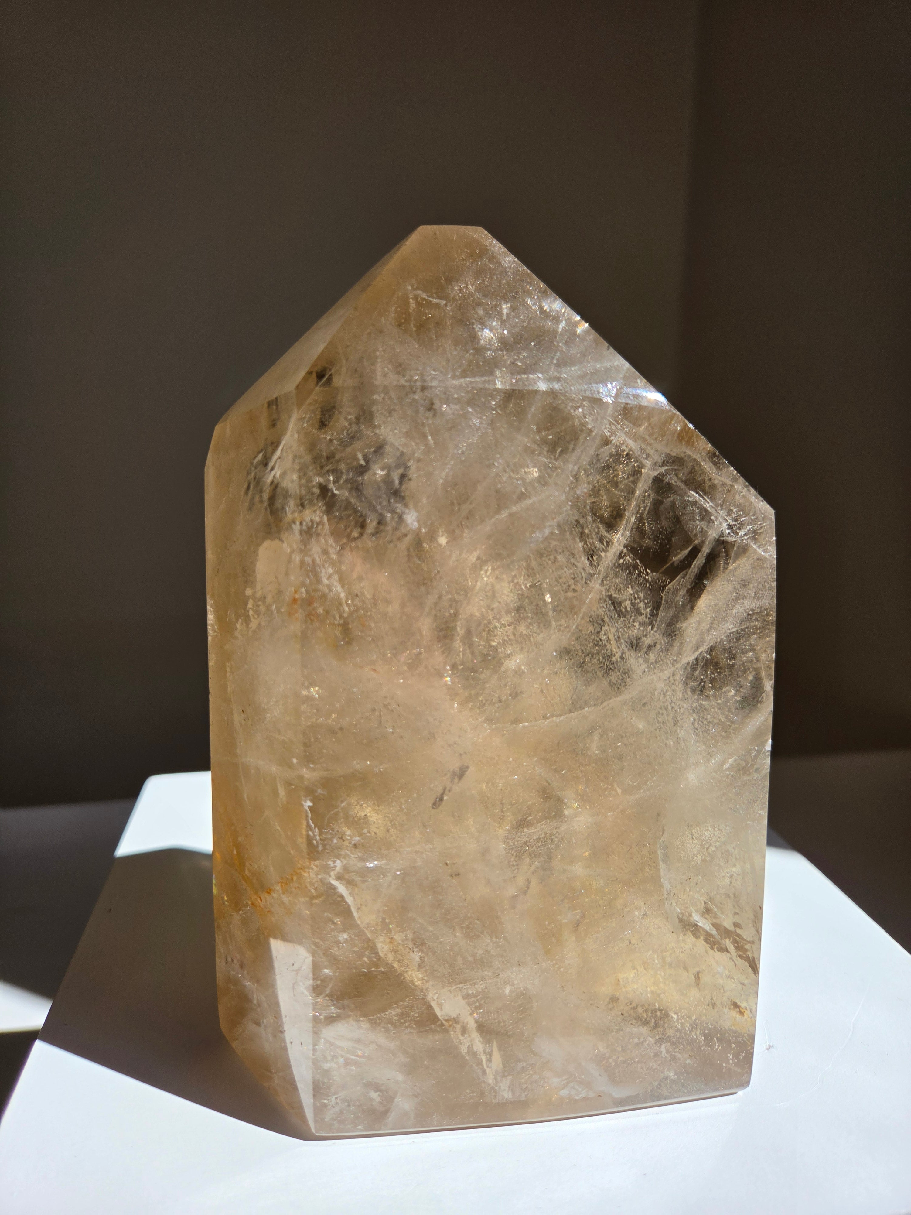 Chisel Tip Smoky Quartz Tower