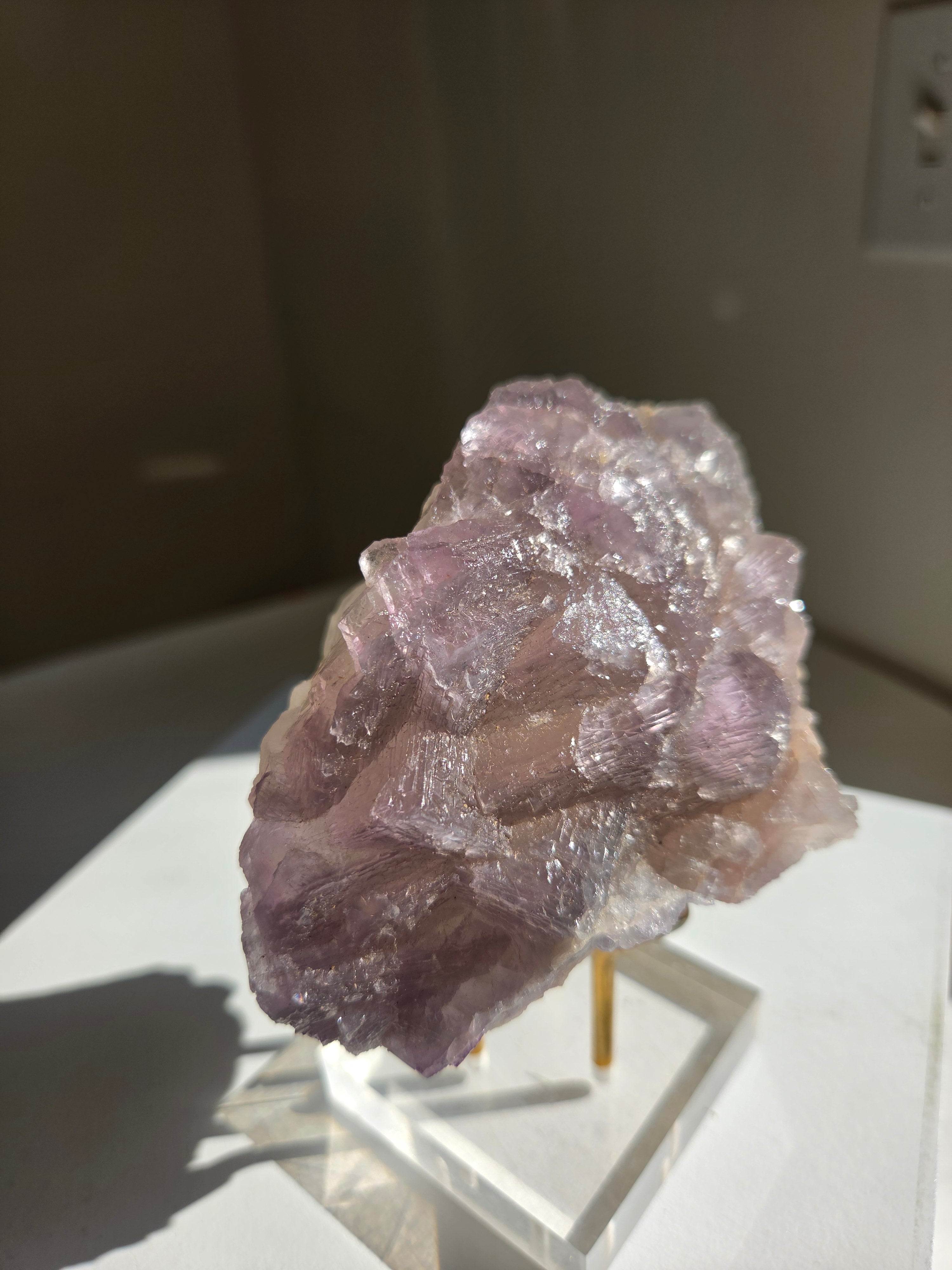 Raw Lavendar Fluorite 001