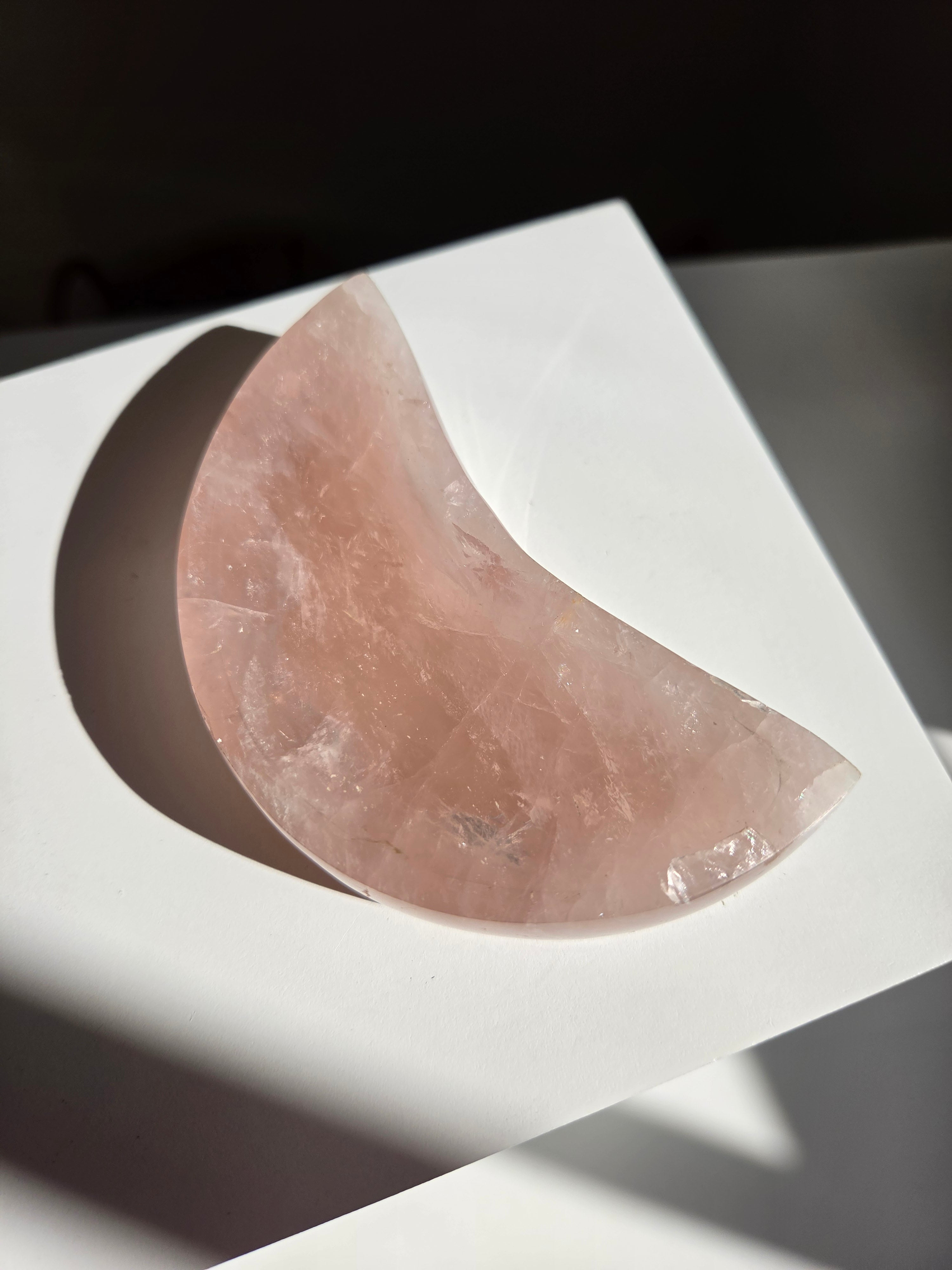 Rose Quartz Moon Bowl 003