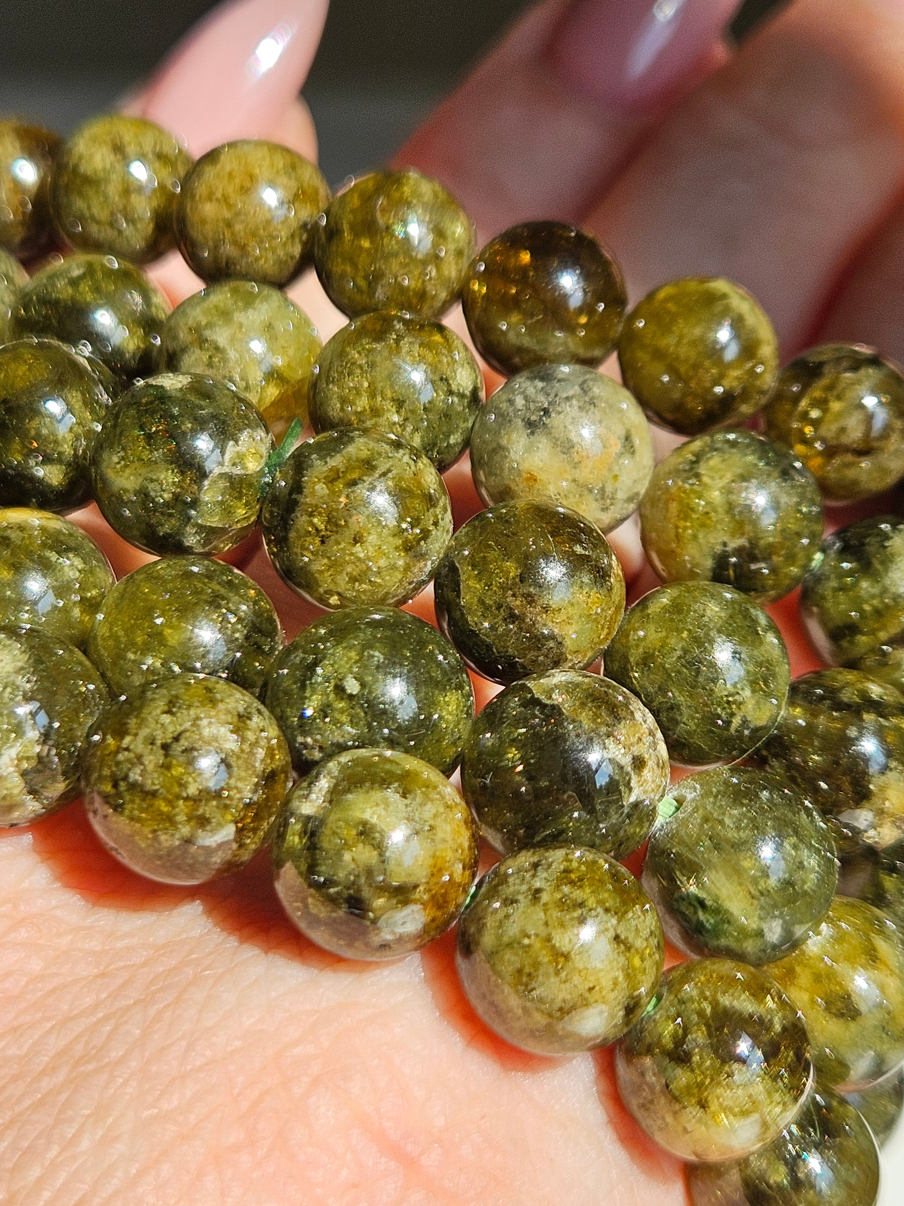 Tsavorite Garnet bracelet | 9-10.5mm