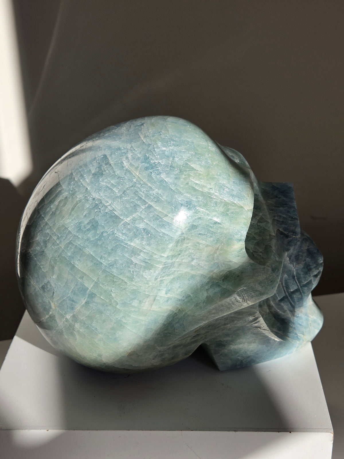 Aquamarine Statement Skull