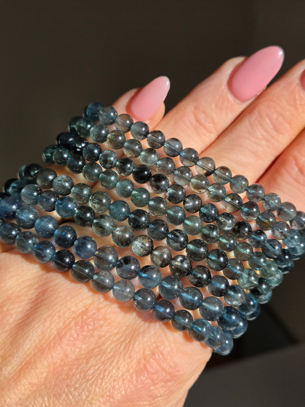 Devils blue Aquamarine Bracelet | 5.5mm & 6mm