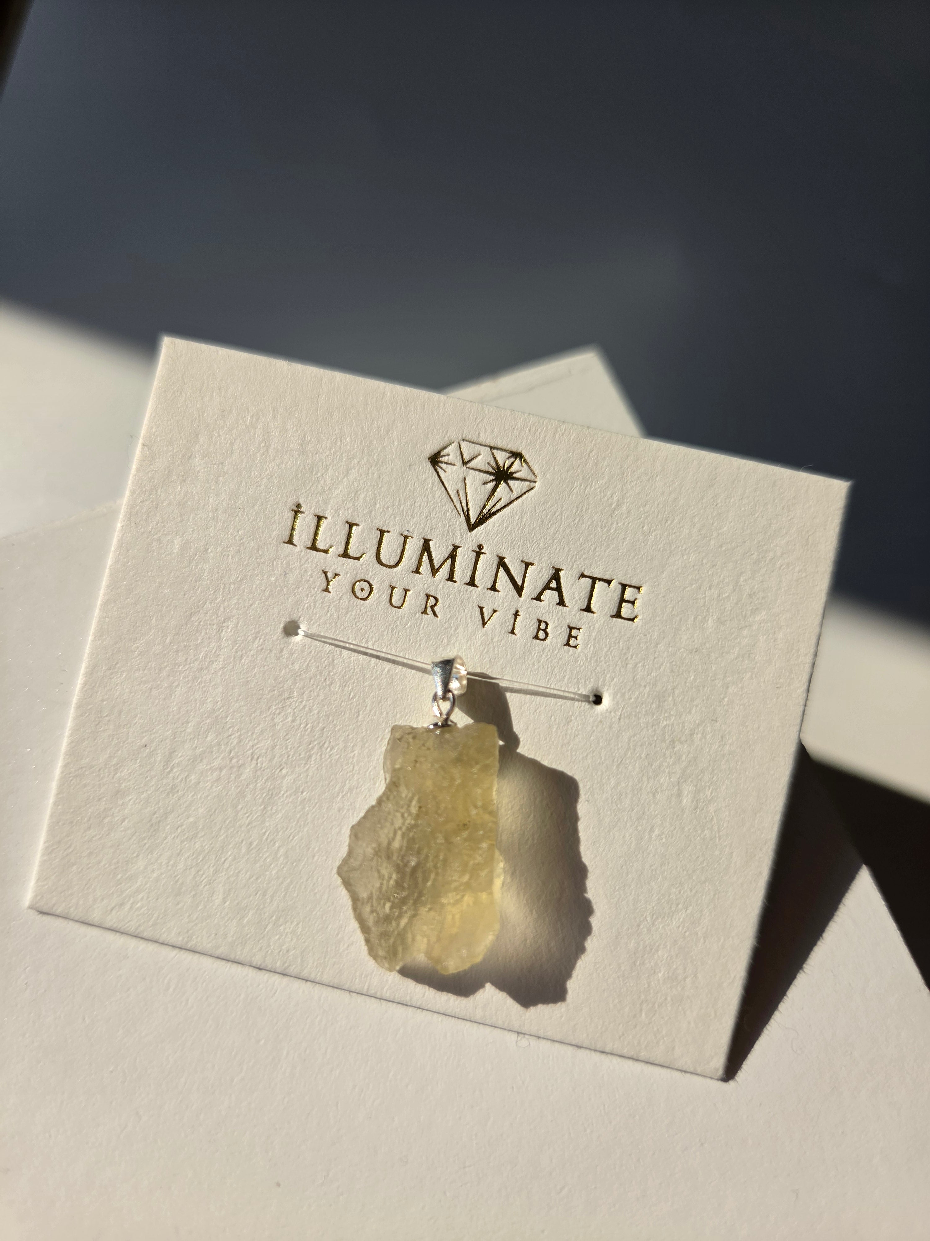 Libyan Desert Glass pendant 001