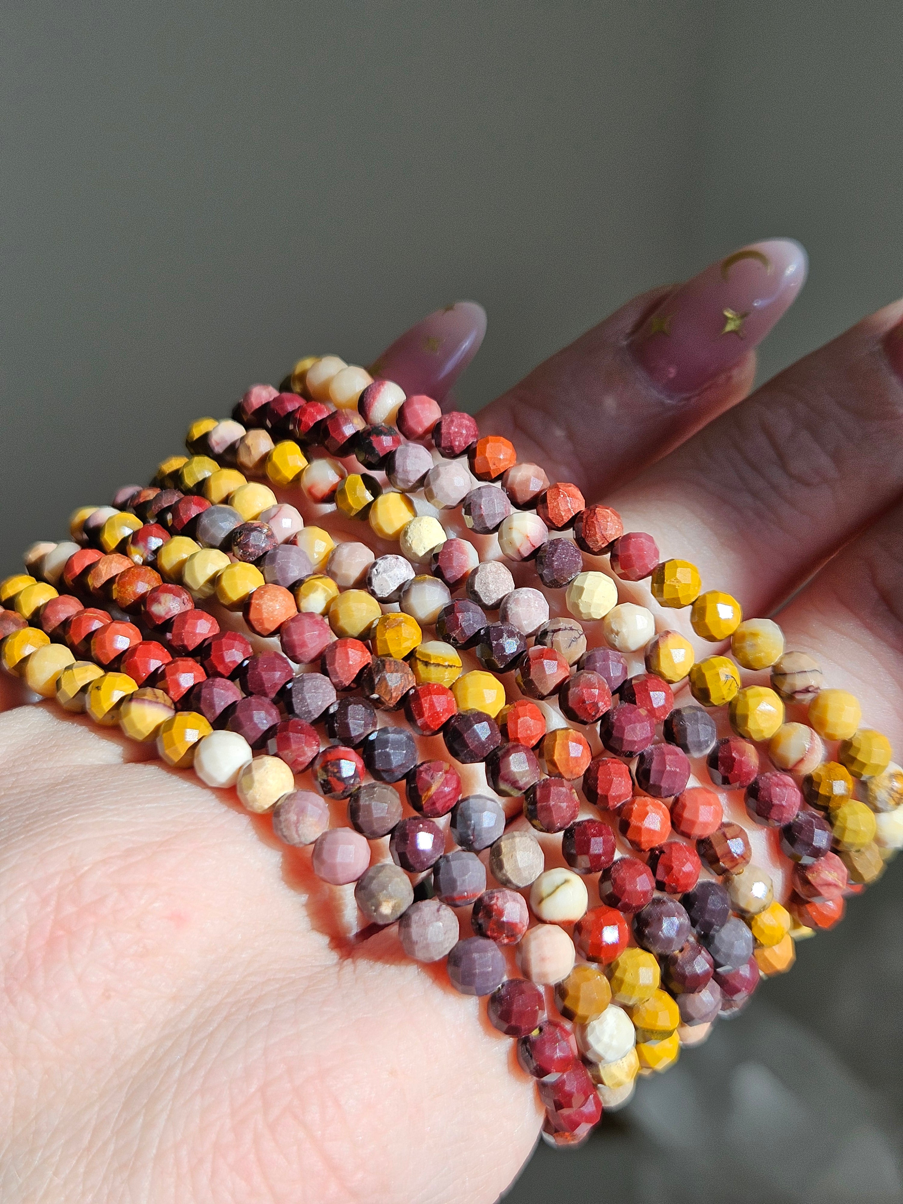 Mookite Faceted bracelet | 4mm