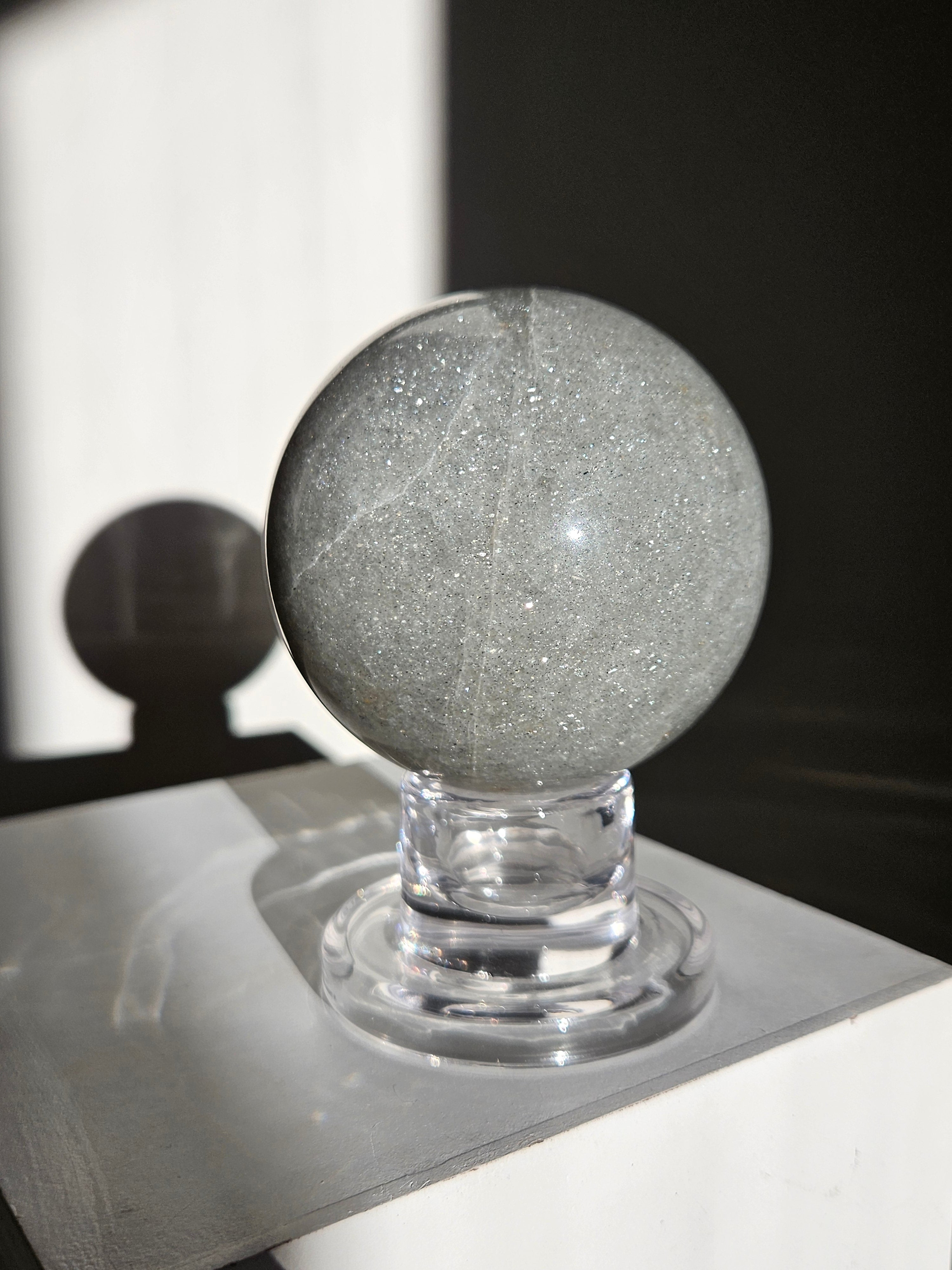 Sage Green Mica Sphere 005