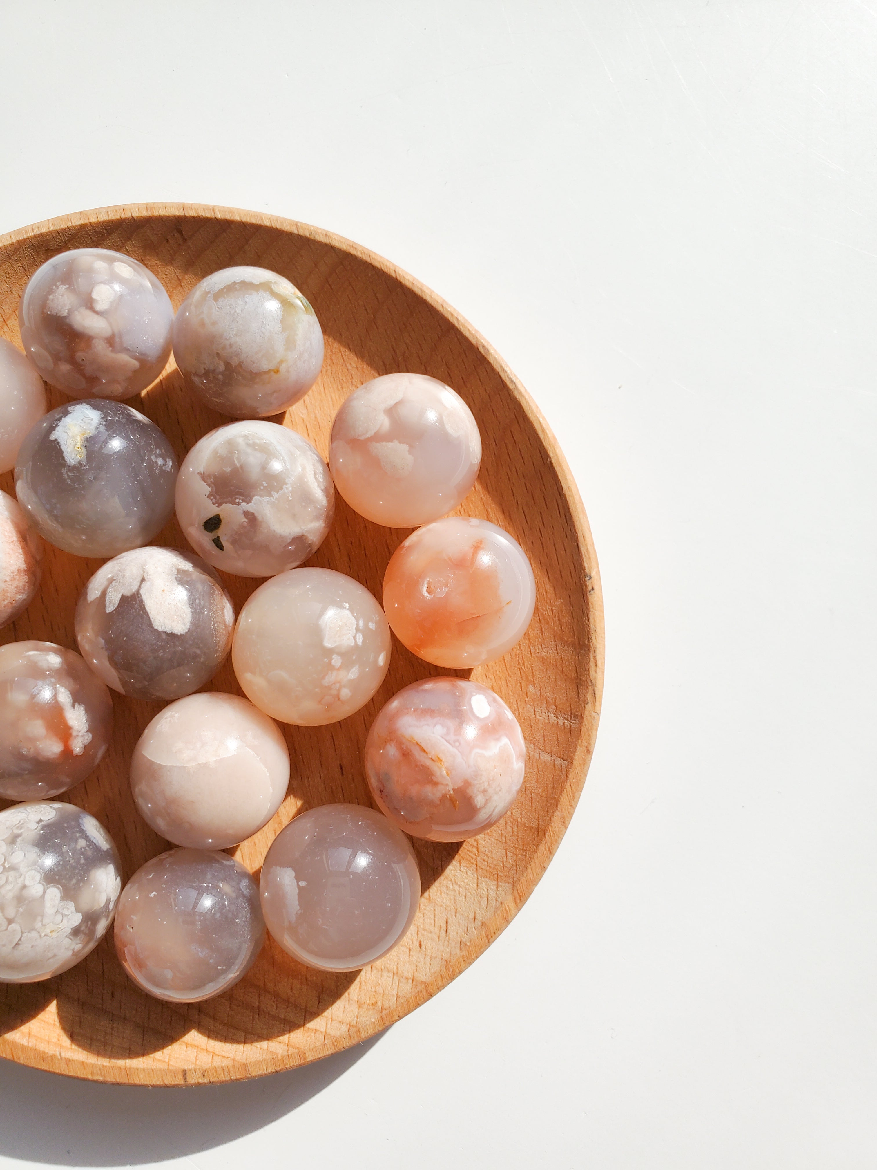 Flower Agate Mini Sphere | Personal Growth