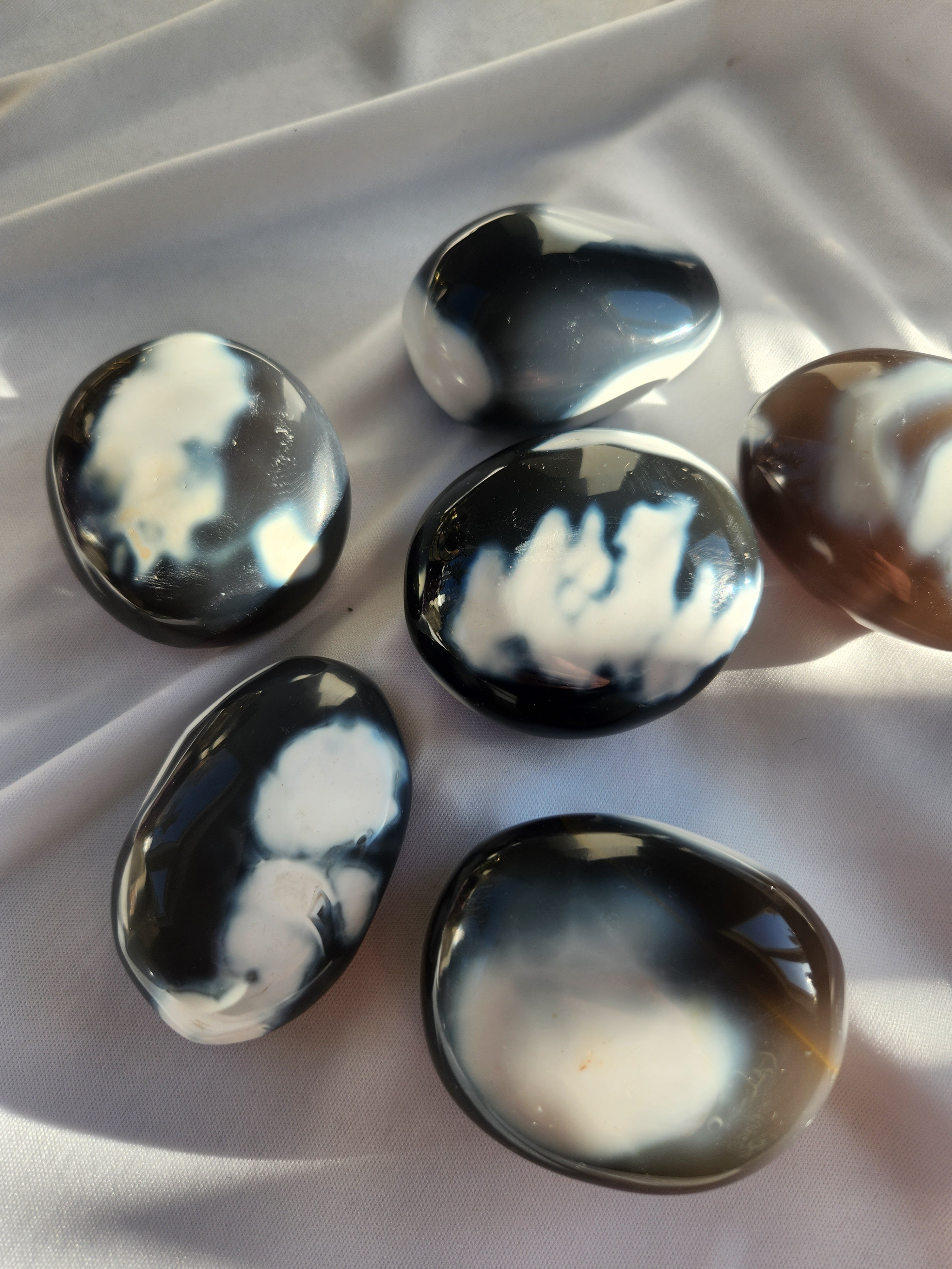 Orca Agate Palmstone
