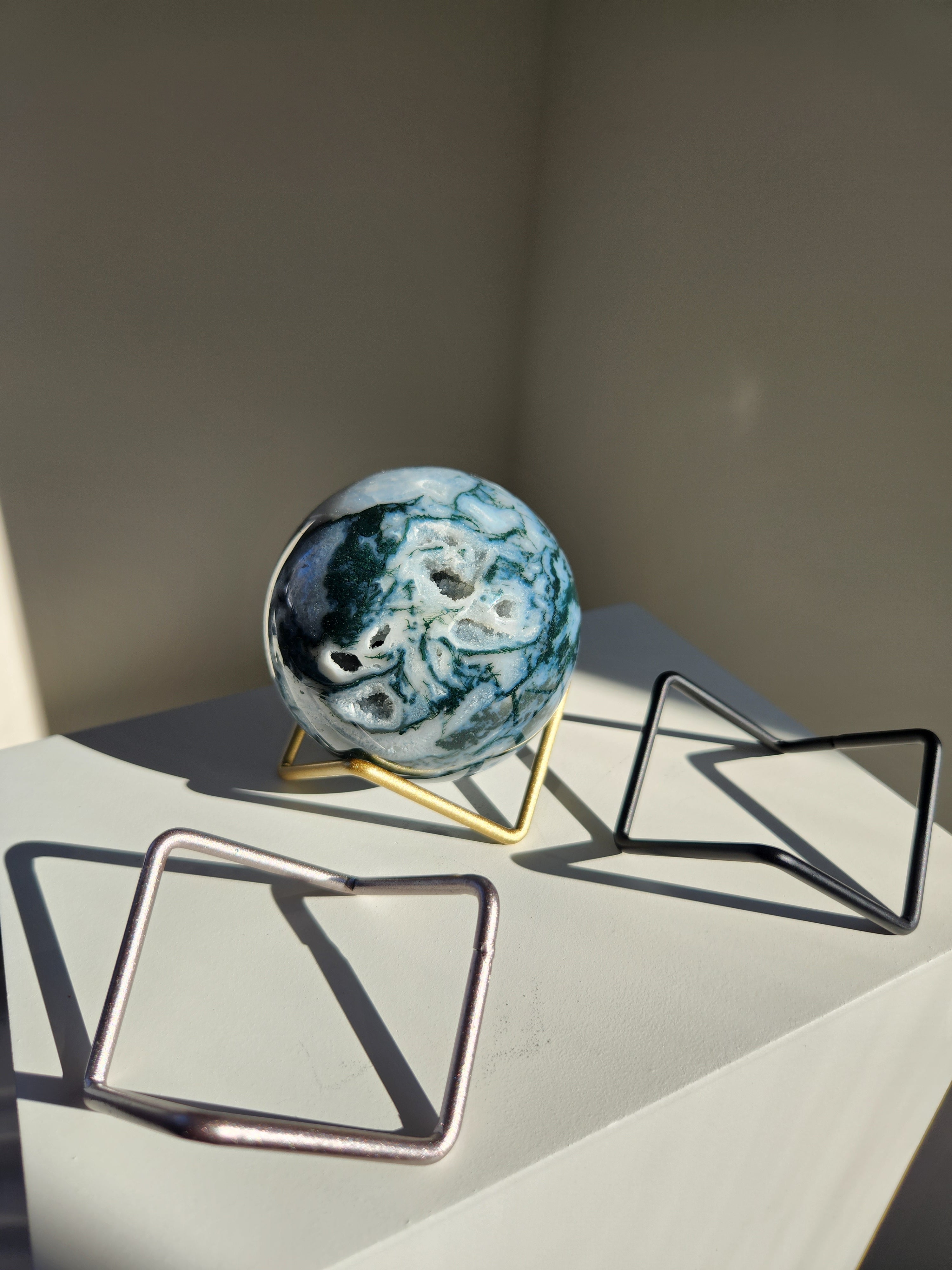 Geometric Sphere Stand