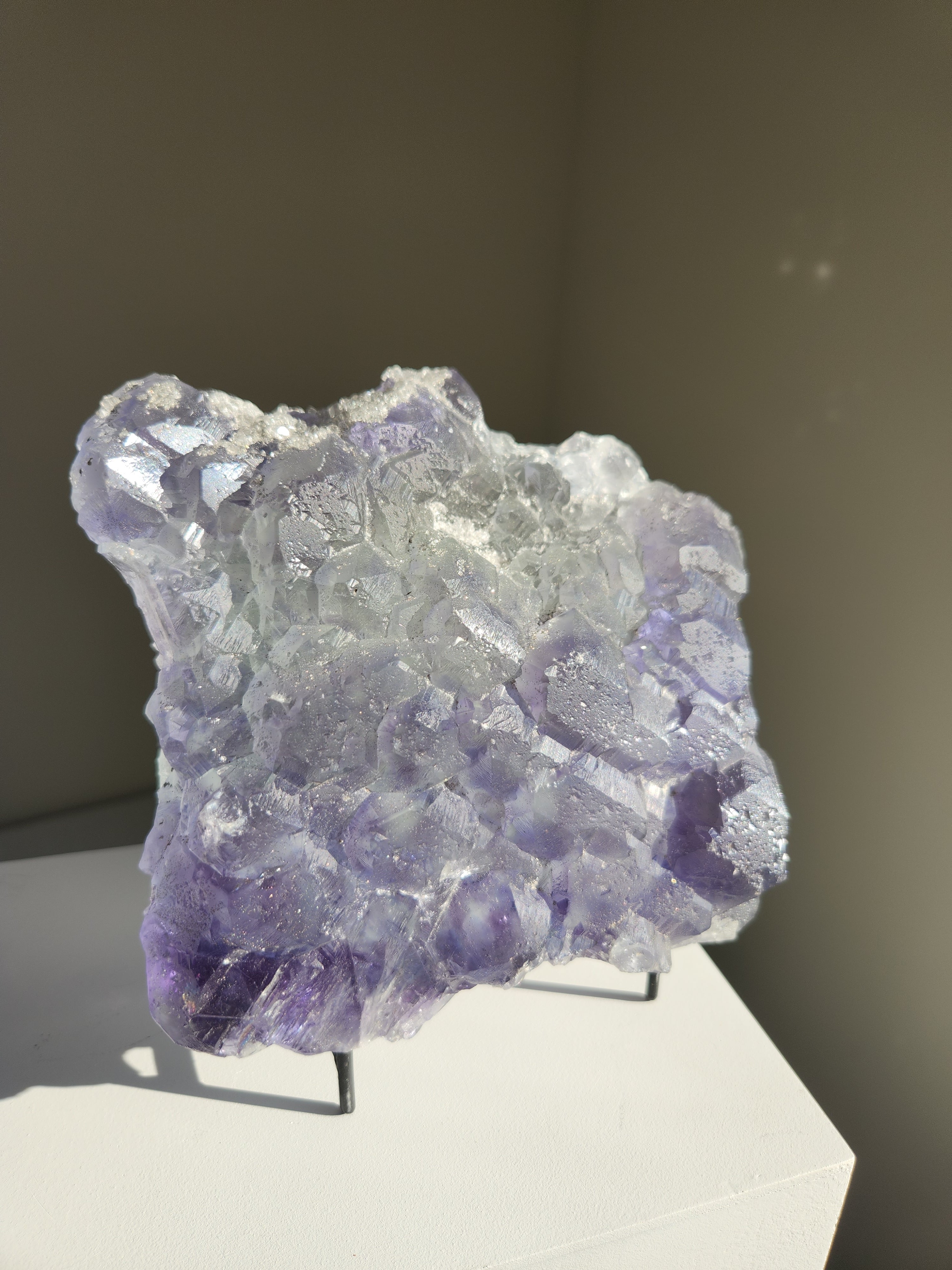 Hydroetched Bicolor Fluorite 002